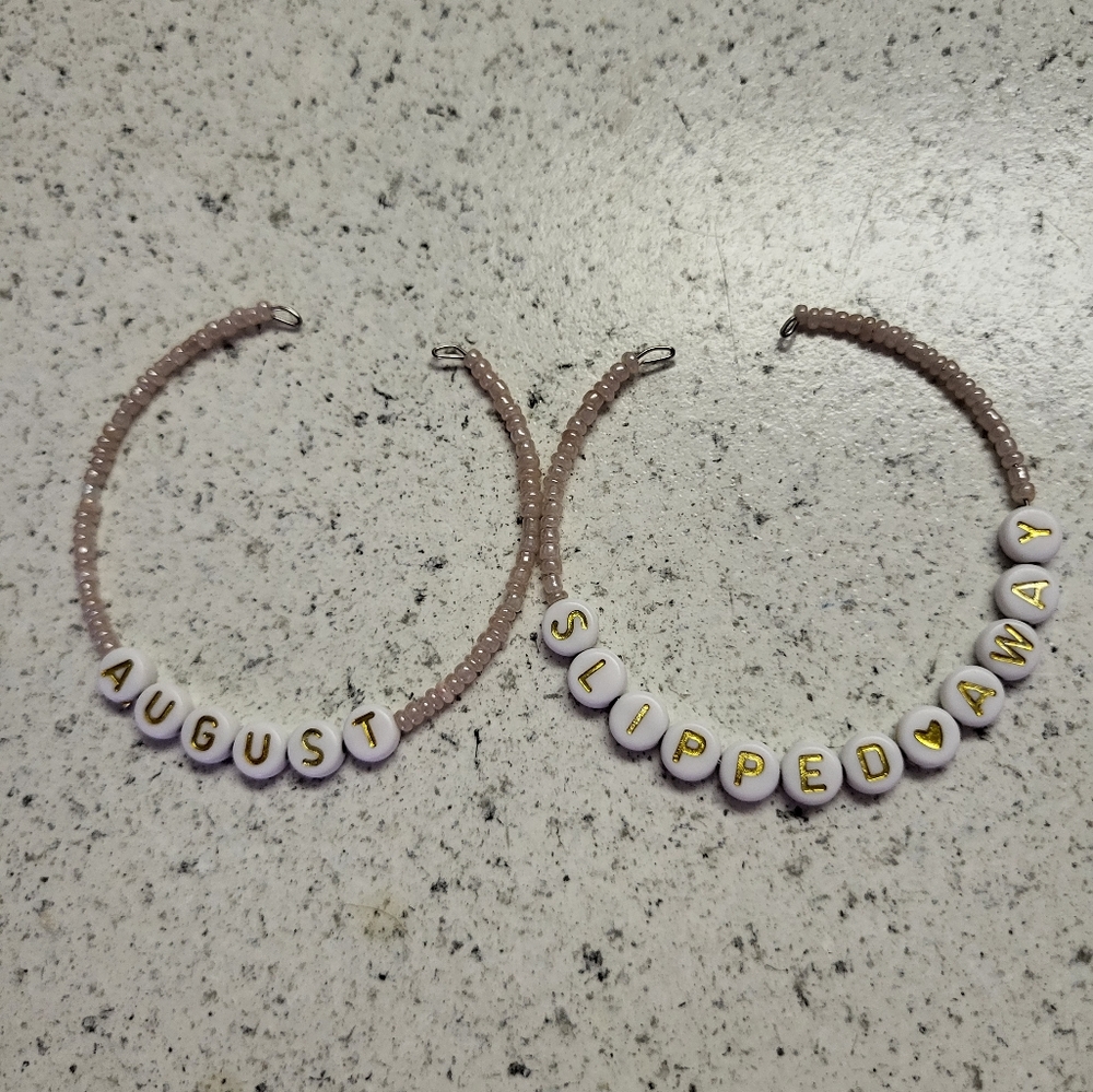 August Slipped Away - Taylor Swift Eras Tour Friendship Bracelet
